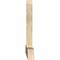 Ekena Millwork Portland Rough Sawn Timber Gable Bracket, Douglas Fir, 84"W x 38"H x 4"D x 6"F, 11/12 Pitch GBW084X38X0406POR00RDF - alternate 4